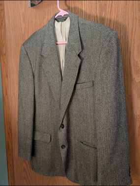 Bradford & Taylor Custom Man Men's Herringbone Blazer